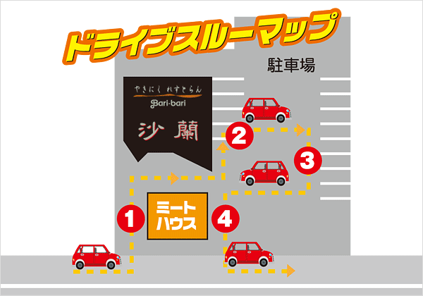 ドライブスルーマップ
